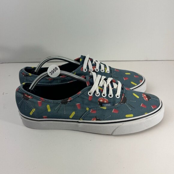 Vans Authentic Cook Out Pool Vibes Mens Size 11.5 Blue Sneakers - Picture 1 of 8